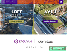 Tablet Screenshot of erguvandemirbas.com